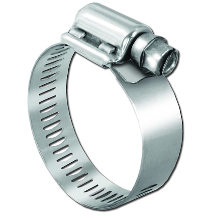 Protie Hose Clamp, 9/16 in. Band, Stainless, SAE Size 088, Range 5-1/8 in. - 6 in., 4PK 33514